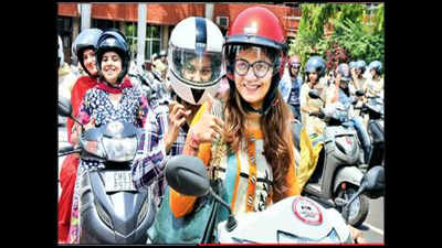 Residents welcome Chandigarh's helmets for women move