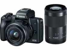 Canon Eos M50 Ef M 15 45mm F 3 5 F 6 3 Is Stm And Ef M 55 0mm F 4 5 F 6 3 Is Stm Kit Lens Mirrorless Camera Price Full Specifications Features 11th Mar 21 At Gadgets Now