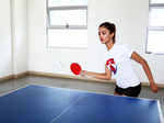 Bennett University Sports Day: Femina Miss India 2018 contestants at Table Tennis match