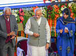 Photos from PM Modi's Kashmir visit