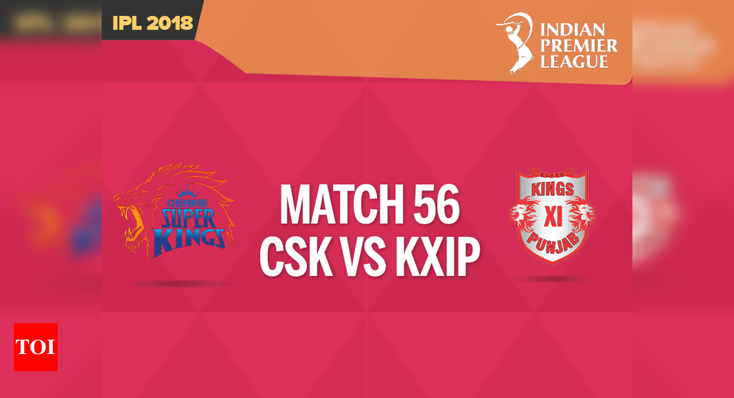 CSK vs KXIP, IPL 2018 Live Cricket Score: Chennai Super Kings beat ...