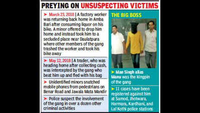 Notorious gang leader of ‘minor’ criminals arrested by Jaipur police