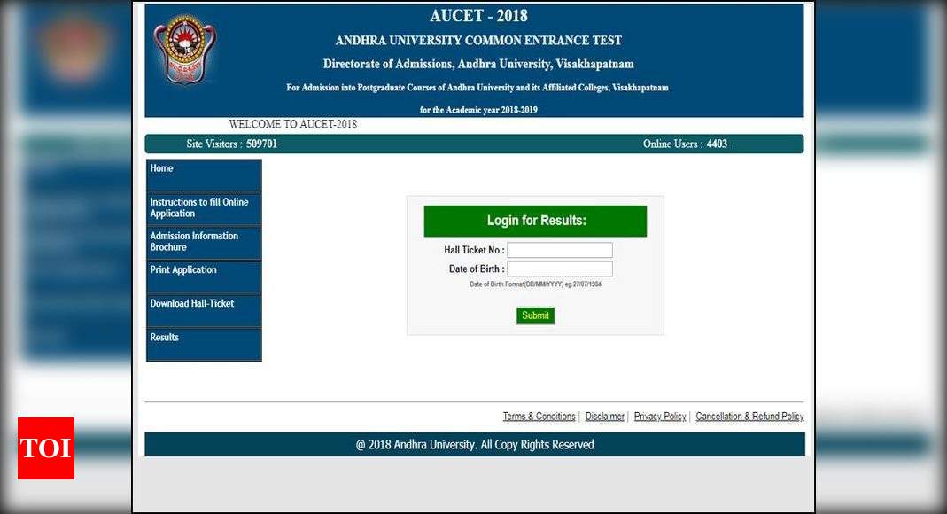 AUCET 2018 result released; check and download here at ...