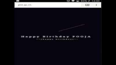 Jamia Milia's official website hacked