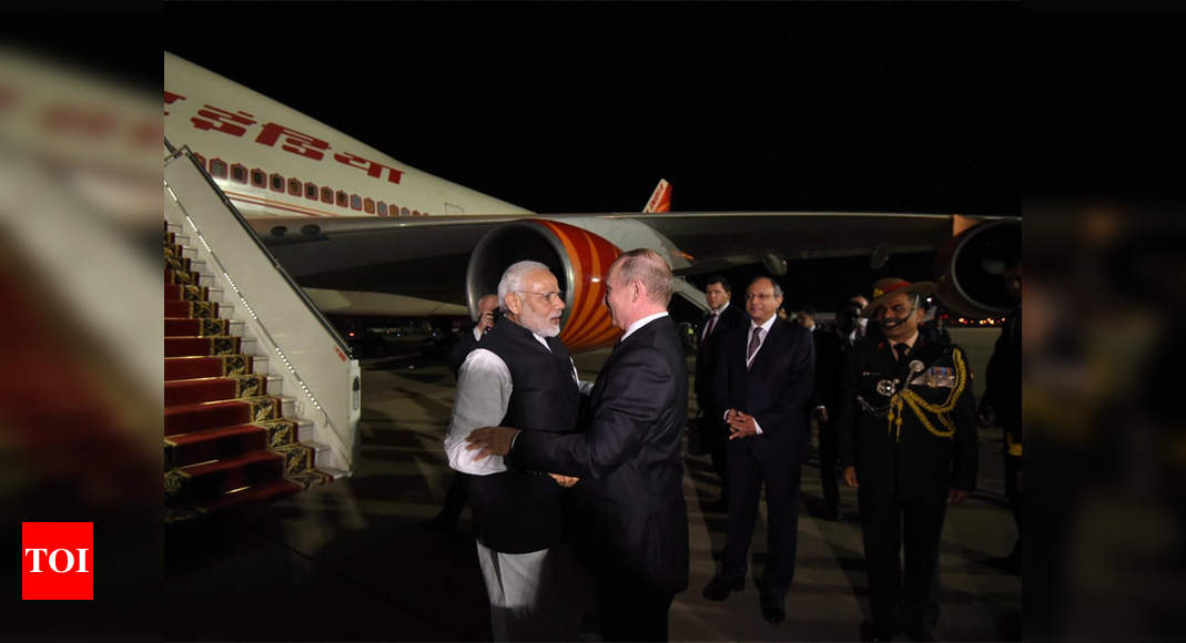 Putin President Putin personally bids farewell to PM Modi