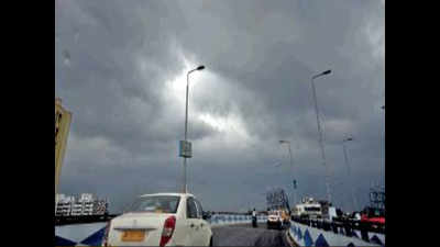 North gets downpour but it drizzles down south