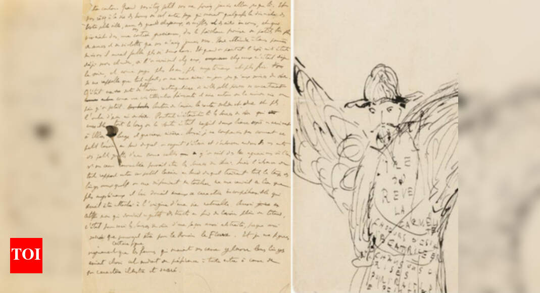 Proust's love letters are on display in Paris - Times of India