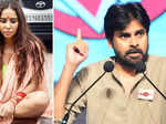 Controversial actress Sri Reddy takes a dig at Pawan Kalyan, questions his credibility