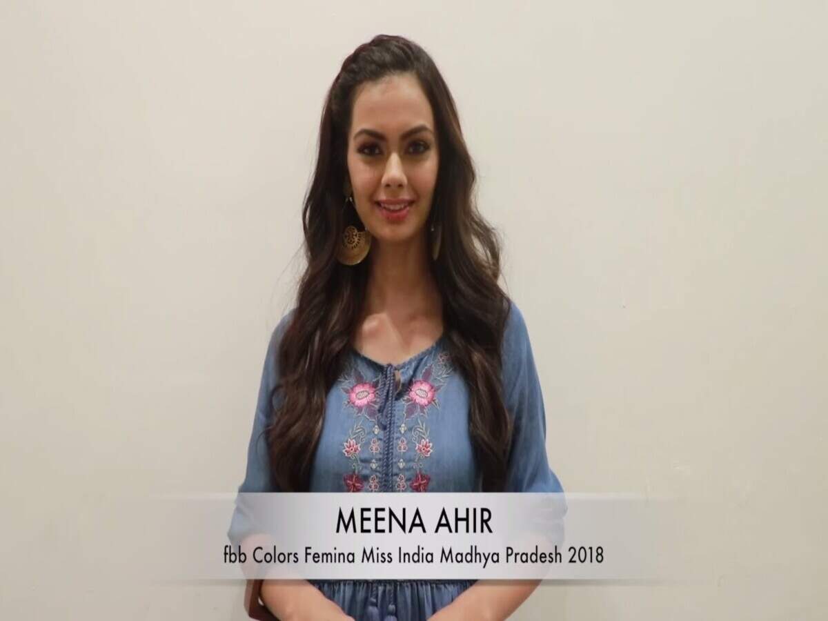 Introducing fbb Colors Femina Miss India Madhya Pradesh 2018 Meena Ahir