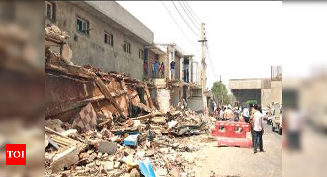 130 Buildings Razed In Kharar For Road Widening: 130 Buildings Razed In 