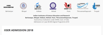 IISER Admission 2018 application portal opens; here are important dates