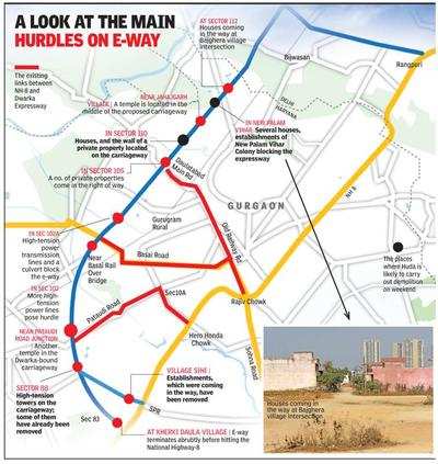 New Palam Vihar Gurgaon Map Huda: Huda To Demolish New Palam Vihar Buildings In Big Dwarka E-Way Push |  Gurgaon News - Times Of India