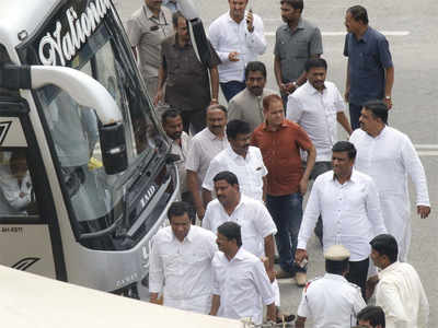 Berth over hearth: Out of hotel, Congress MLAs rush to Delhi to lobby