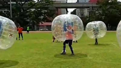 Bubble Soccer League in Kochi ends with a bang
