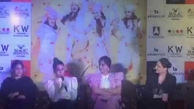Veeres reach Delhi to promote 'Veere Di Wedding'