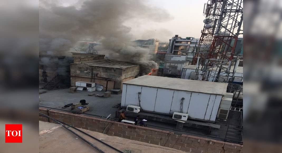 Fire in Noida's sector 18 building | Noida News - Times of India