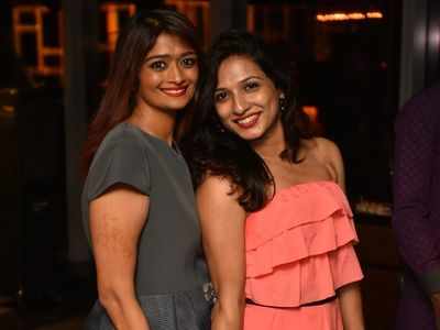 Reshma and Mythri unwind at Kaze, Bengaluru