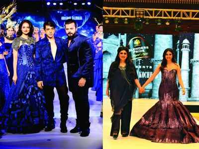 Royalty, tradition and cool colours rule the ramp