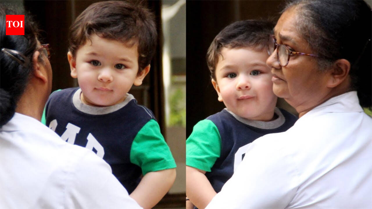 Taimur Ali Khan looks too cute for words in his new haircut
