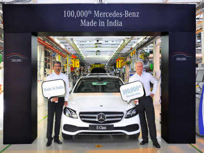 Mercedes-Benz reaches 100,000 cars production milestone in India