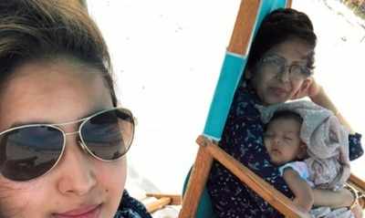 Kayamath fame Panchi Bora has a 'mommy's day out' with her baby girl