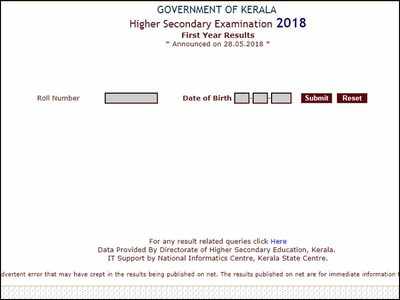 DHSE Kerala Plus one result announced