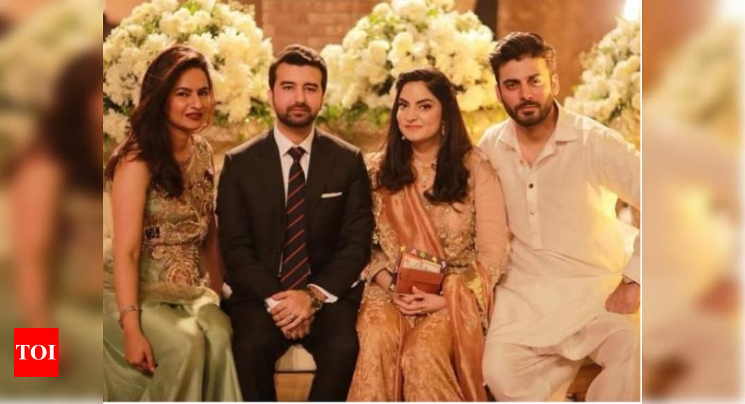 Sadaf Khan Fawad Khan S Latest Picture With Wife Sadaf Khan Is Just Perfect Hindi Movie News Times Of India