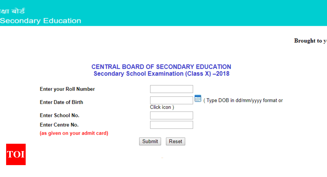 Cbse Nic In Cbse Class 10 Result 2019 Cbse Nic In List