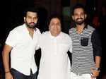 Rajeev Shukla, Rohit Sharma and Ajinkya Rahane