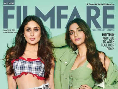 You can't miss Kareena Kapoor and Sonam Kapoor's latest Filmfare cover