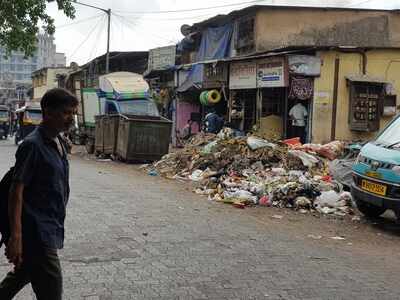 Road is Blocked due Garbage. - Times of India
