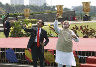 PM Modi, Widodo inaugurate kite exhibition themed on Indian epics