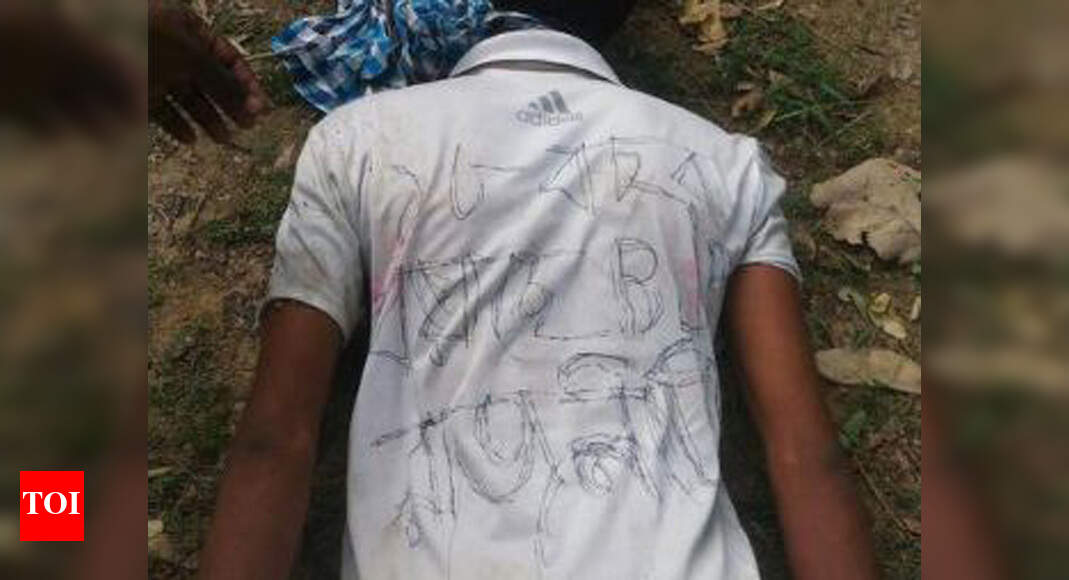 Bjp Worker Found Dead: BJP worker found dead, chilling note on T-shirt ...