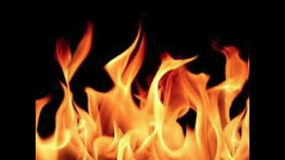 Massive fire guts Adani Group’s edible oil warehouse in Modinagar