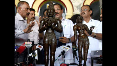 1,000-year-old stolen idols of Rajaraja Chola return to TN from Gujarat