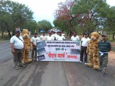 NGO Eco-Pro marches 43km for wildlife safety