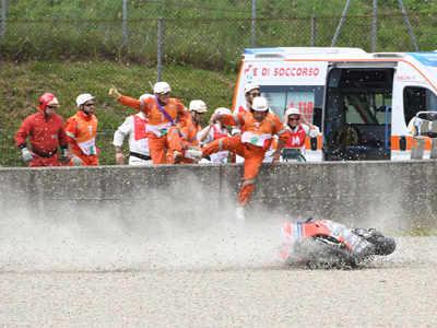 Italian GP: Pirro taken to hospital after horrific crash during practice