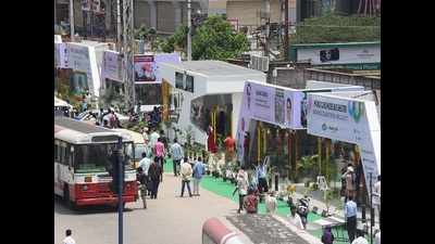 Hyderabad gets swanky air conditioned bus shelters
