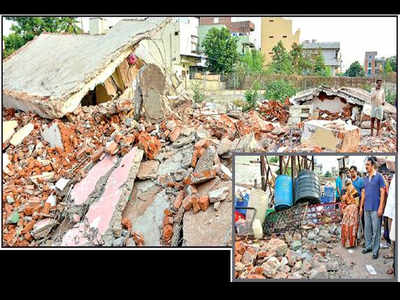 Bulldozers roll out to make way for flagship 2BHK flats, wrecked families cry injustice