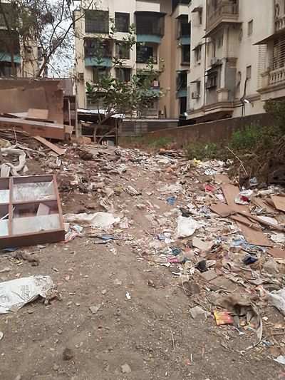 Garbage and filth in Kharghar