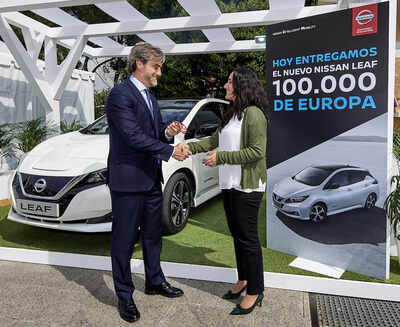 ​A Nissan Leaf sold every 10 minutes, sales reach 1 lakh in Europe