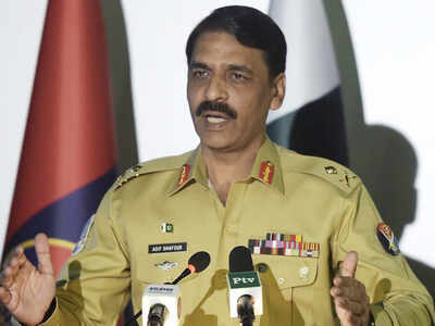 Pakistan army says no space for war with India - Times of India