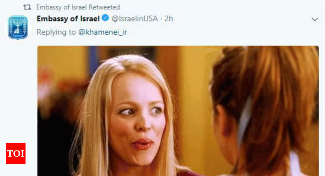 Iran Israel Embassy Responds To ‘iran’s Threat’ With A Mean Girls