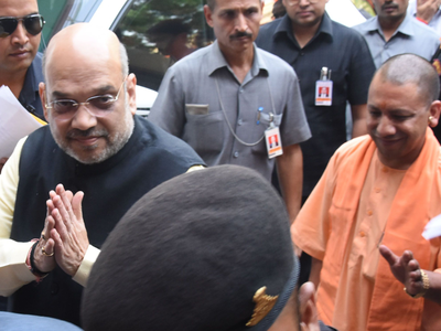 Yogi calls on Amit Shah in first meet since UP bypolls setback