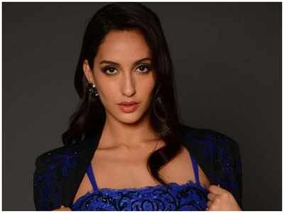 Nora Fatehi goes ‘golden’ for a special song | Hindi Movie News - Times ...