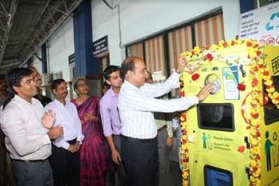 Railway offer: Drop a plastic bottle in this crusher and earn Rs 5