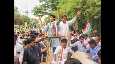 Congress bullock cart rally to protest fuel price hike