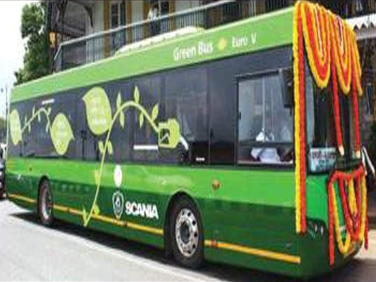 Biogas bus in india