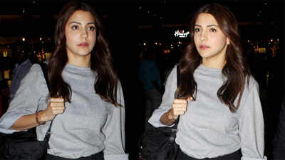 Anushka Sharma returns to Mumbai after wrapping up the US schedule of 'Zero'