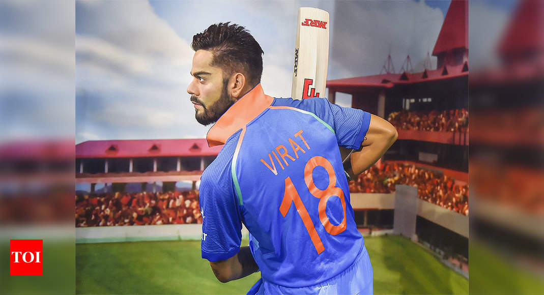 Virat Kohli Virat Kohli S Wax Statue Unveiled At Madame Tussauds Off The Field News Times Of India